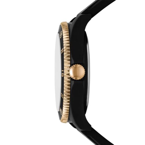 Skechers Women's Rosencrans Three Hand Date Black Silicone Watch - Image 2