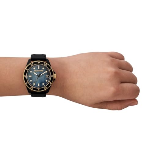 Skechers Women's Rosencrans Three Hand Date Black Silicone Watch - Image 4