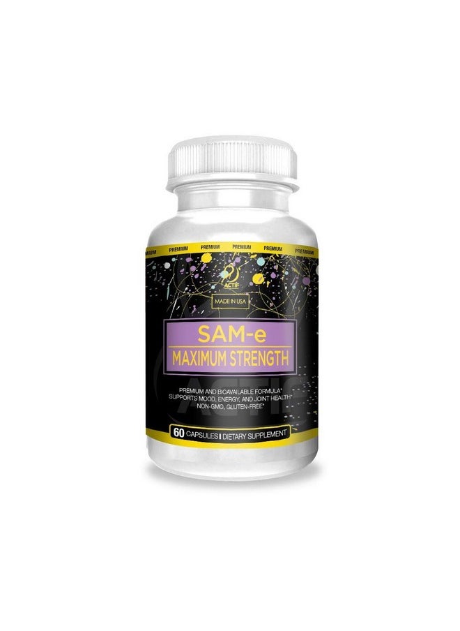 Actif - Same Maximum Strength With 400Mg High Absorption Same For Joint Support Mood And Energy Non Gmo 60 Count Made In Usa - Image 1