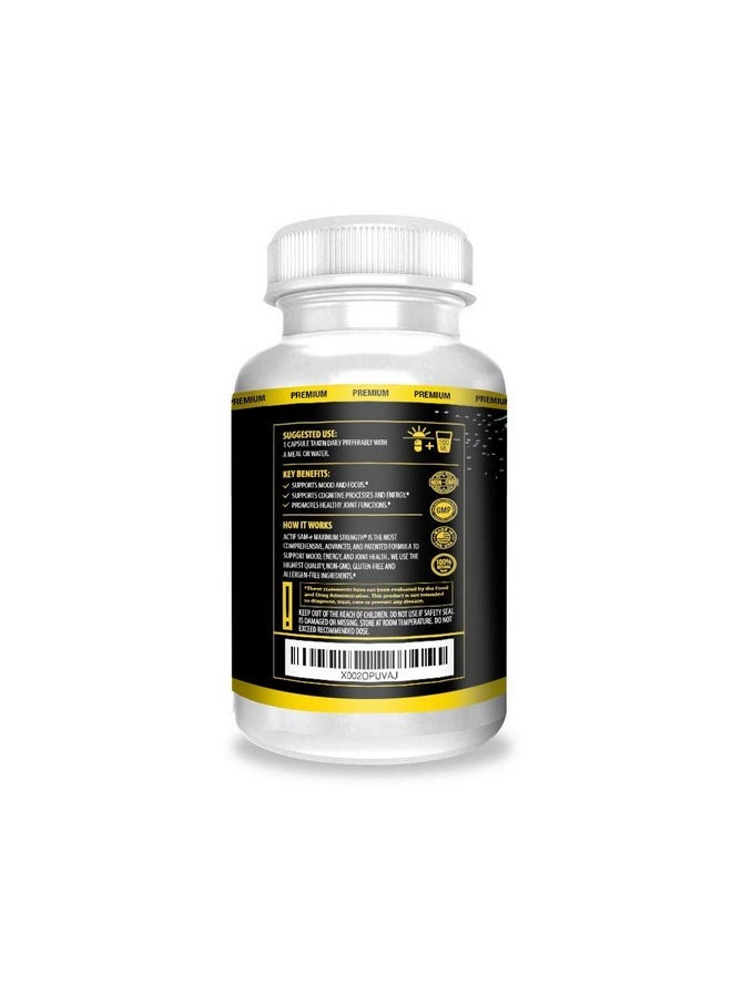 Actif - Same Maximum Strength With 400Mg High Absorption Same For Joint Support Mood And Energy Non Gmo 60 Count Made In Usa - Image 1