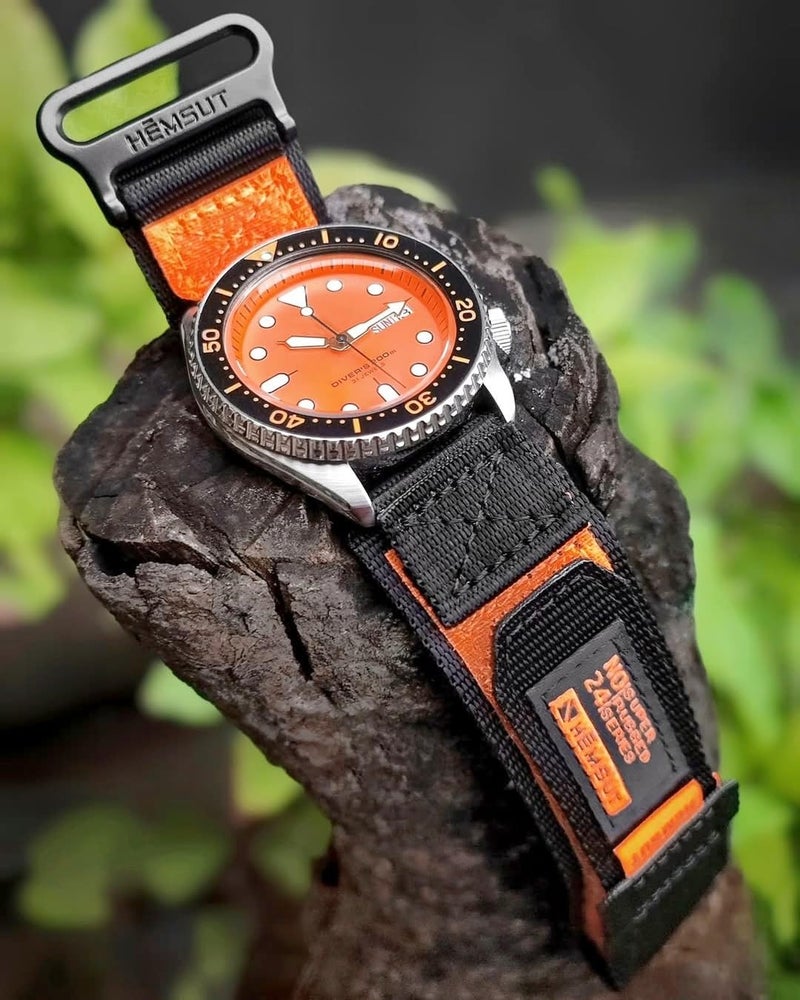 DAVILANE Rugged Nylon Sports Strap Compatible with Carbinox Edge/Blaze Round/Blaze S/X-Ranger/Vortex/Vesta/Blaze Square,Suunto 9 Peak/9 Peak Pro/5 Peak/Race/Vertical, T-Rex 3 Pro 48mm(not 44mm) - Image 2