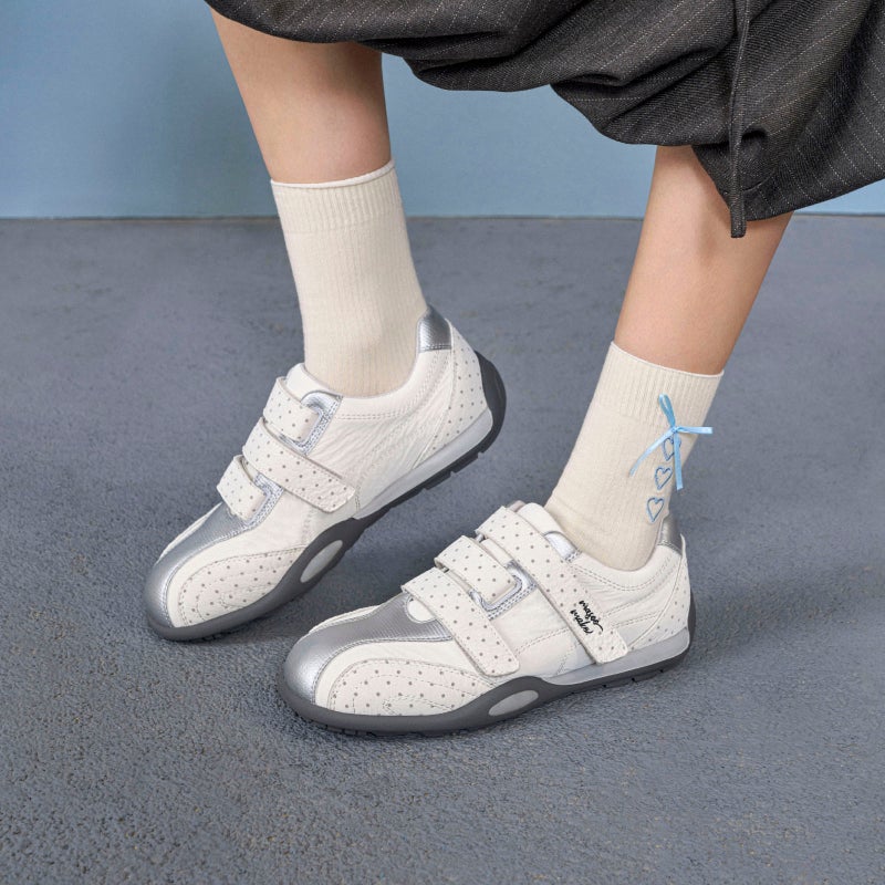 2025 Velcro Casual Lightweight Women's Polka Dot Sneakers - Image 1