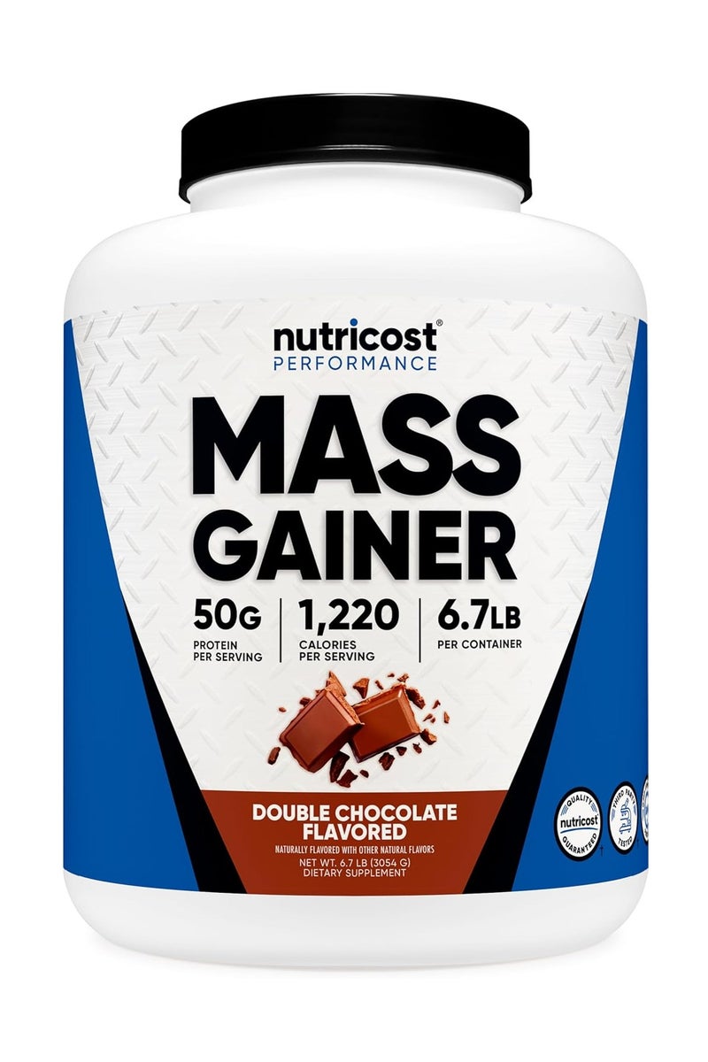 Nutricost Mass Gainer 6.7lb Double Chocolate - Image 1