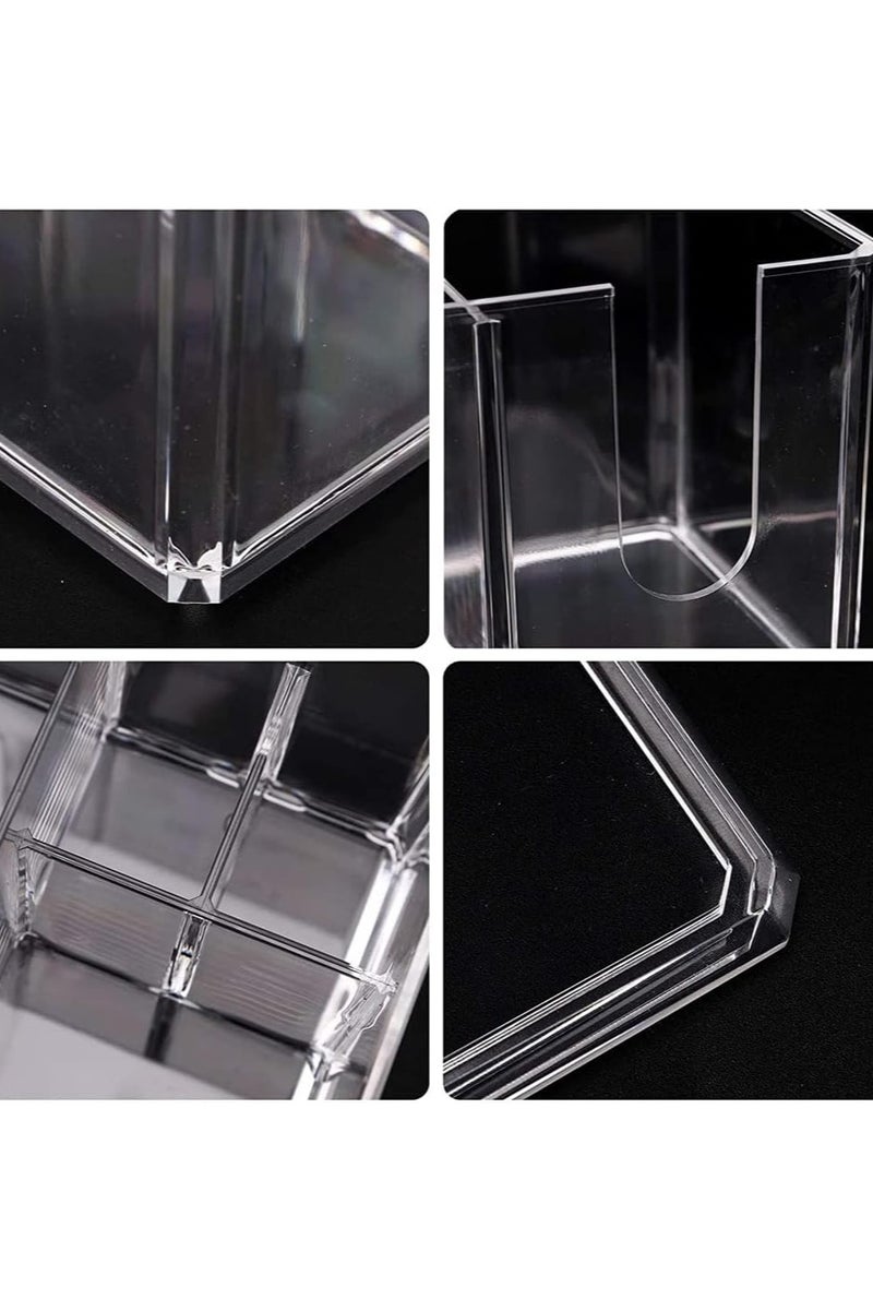 Makeup cotton organizer with internal dividers - Image 3