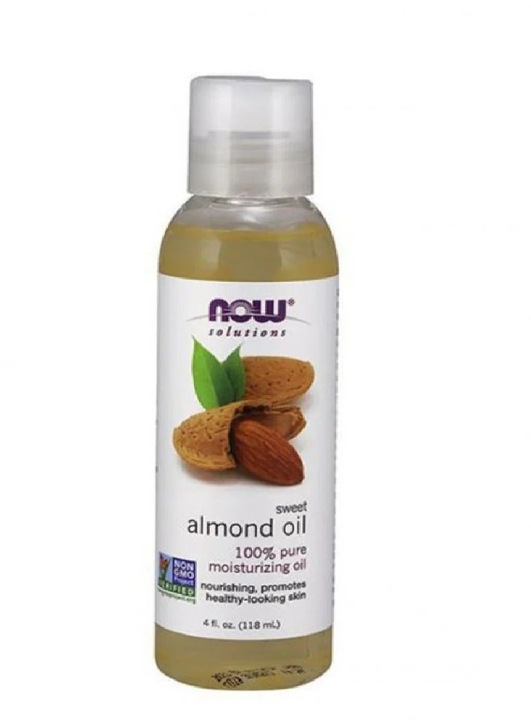Now Solutions Pure Sweet Almond Moisturizing Oil 4 fl oz