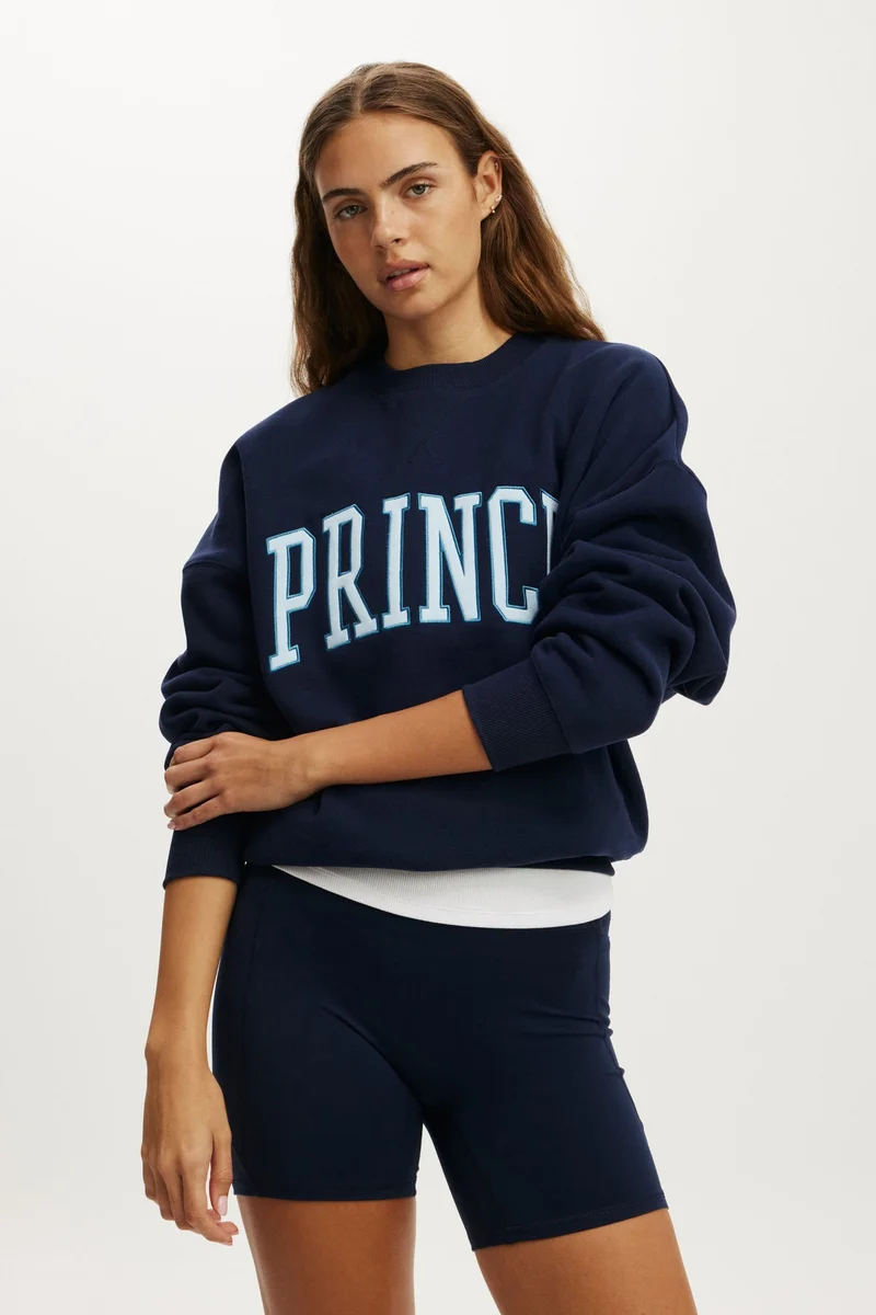Cotton On  LCN PLUSH DROP SHOULDER SWEATSHIRT for Women | Best Price UAE