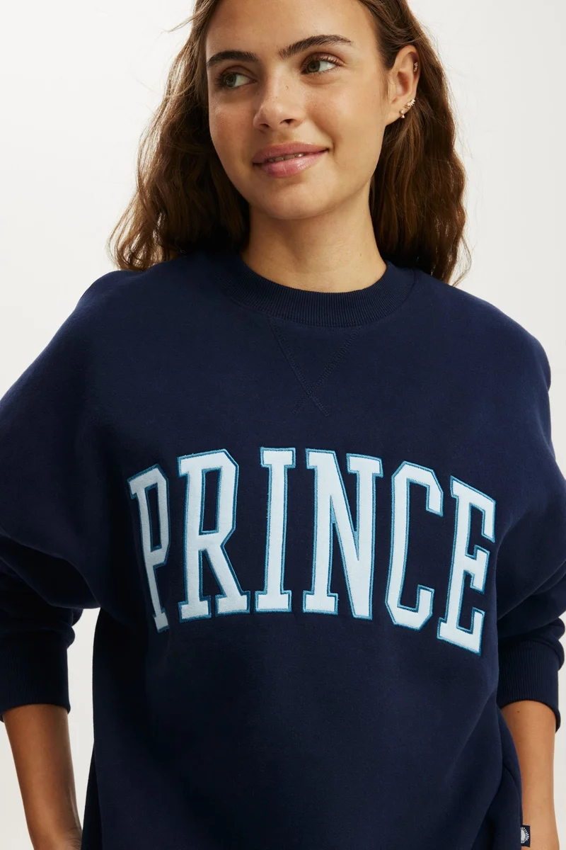 LCN PLUSH DROP SHOULDER SWEATSHIRT