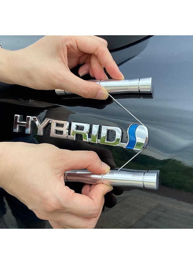 Bukela Aluminum Car Emblem Removal Tool, Tail Logo Badge Sticker Cleaning Plastic Scraper, For Vehicle Vinyl Wrap Paint Protection Film Tools Application - Image 2