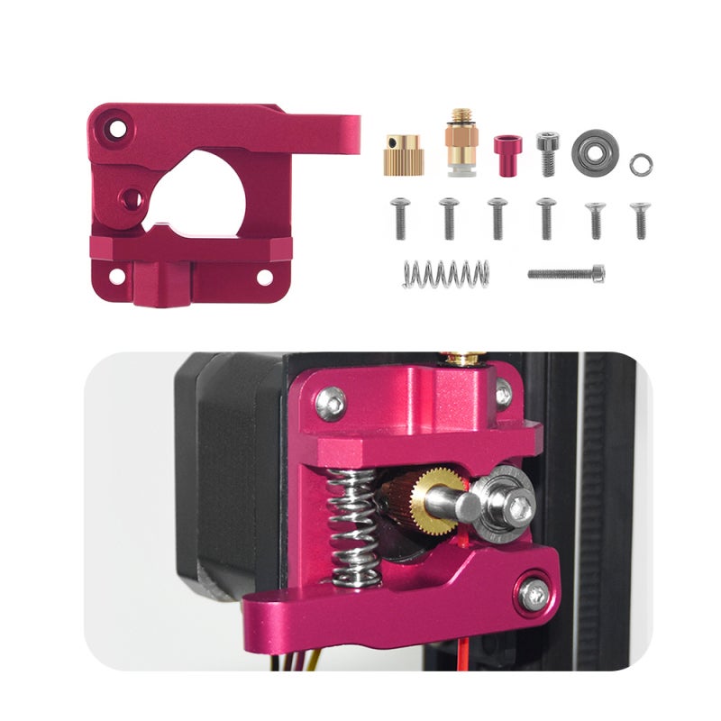 MK8 Extruder Upgraded Replacement Metal Block Remote Drive Feed Extruder Kit for 1.75mm Filament for Creality Ender 3 CR-10 CR-10S CR-10 S4 CR-10 S5 3D Printer Parts, Right Hand - Image 5