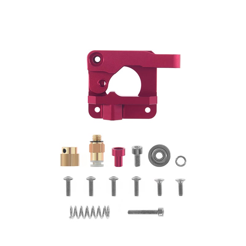 MK8 Extruder Upgraded Replacement Metal Block Remote Drive Feed Extruder Kit for 1.75mm Filament for Creality Ender 3 CR-10 CR-10S CR-10 S4 CR-10 S5 3D Printer Parts, Right Hand - Image 1
