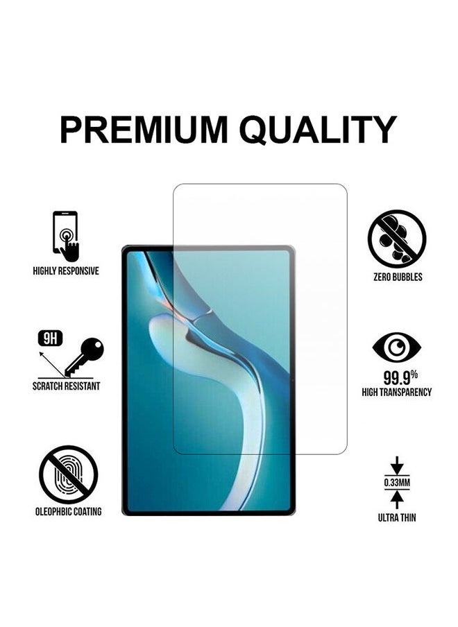 NIBEMINENT Tempered Glass for Huawei MatePad 12.6 Black/Clear  - Image 2