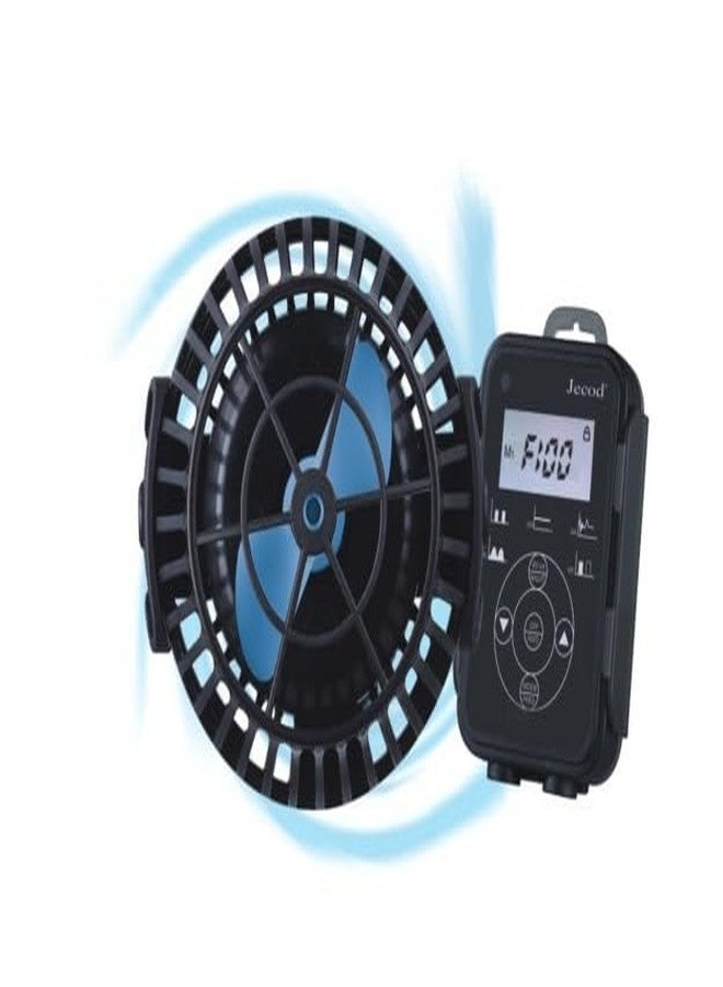 Jebao Jecob EOW-5 DC Wave Maker Pump with Controller, 1320 GPH / 5000 LPH, Ultra Quiet, Energy Saving, Circulation Pump, Magnetic Base,No App Control Trouble Free. - Image 1