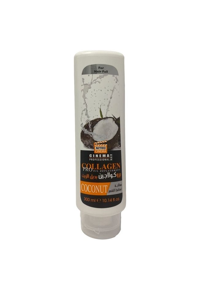 NITRO CINEMA Pro Collagen Coconut Oil Replacement for Hair Loss 300 ml - Image 1