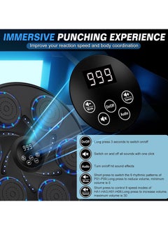 FARROBIZZ New Model Music Boxing Machine with Boxing Gloves,Smart Bluetooth Music Wall Mounted Boxing Target,Boxing Training Boxing Equipment for HomeWorkout,Indoor and Gym  - Image 2