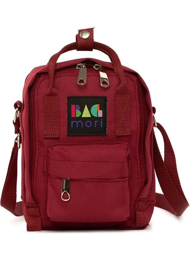 باجموري Claret Red Cross Square Parachute Mini Bag