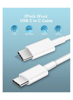 Generic محول طاقة USB-C مع كابل لهاتف Google Pixel 6/6 Pro/5/4a/4/3/3XL/3a، iPad Pro  - Image 4