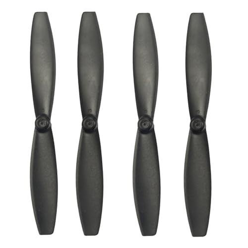 Anbee 4pcs Minidrones Propeller Blades Props for Parrot Minidrone Mambo FPV Airborne Cargo Drone Airborne Night Drone Hydrofoil Drone Black - Image 1