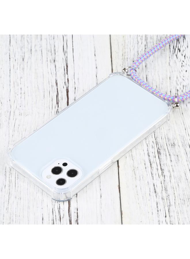 Zaboon Case For iPhone 13 Pro Max Four-corner Shockproof Transparent TPU Protective Case with Lanyard - Image 4