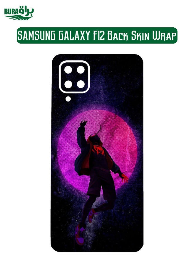 BURAQ - Samsung Galaxy F12 Back Skin Wrap Premium Ultra-Thin Back Skin Wrap Full Mobile Protector Sticker for Enhanced Grip & Scratch Protection (Not a Case) - Image 1