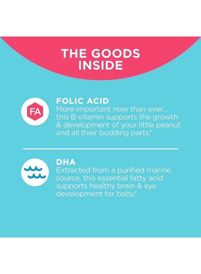 OLLY Prenatal Multivitamin Gummy Supports Healthy Growth And Brain Development Folic Acid Vitamin D Omega 3 Dha Chewable Supplement Citrus Berry Flavor 40Day Supply 80 Count Pouch - Image 4