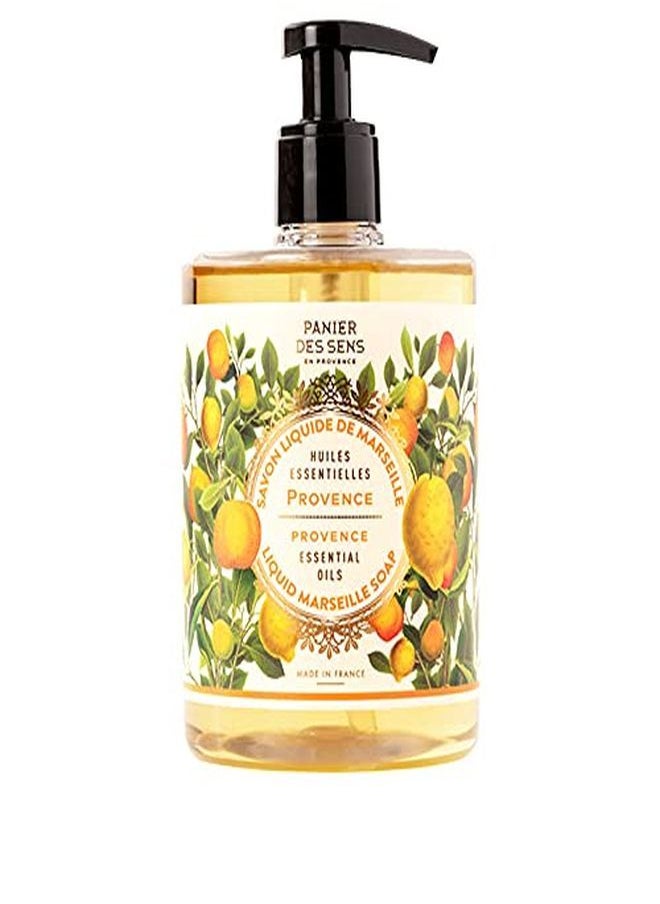 PANIER DES SENS Marseille Liquid Soap Provence, Hand Wash Made In France 16.9 Fl.Oz/500Ml  - Image 1