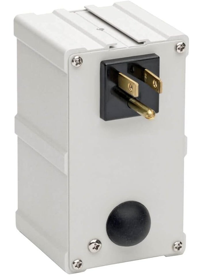 Tripp Lite Isobar ISOBLOK2-0 Heavy Duty Outlet Extender, Wall Power Strip Surge Protector, 2 Outlets, Direct Plug-in, White, Metal Power Strip, Industrial Garage Work Shop Bench - Image 2