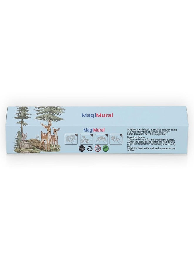 ملصقات جدارية كبيرة من MagiMural بتصميم شمس بوهيمية، ملصقات جدارية سهلة اللصق والتقشير على شكل شمس بألوان مائية، ديكور جداري فني لغرفة الأطفال أو غرفة نومهم - Image 4