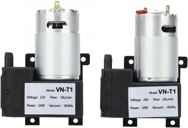 RAHBI 10W Mini Vacuum Pump 12V 24V VN-T1-81Kpa Micro DC Vacuum Pump Mechanical Parts Low Noise Industrial Accessory Leisurely (Size : 24V) - Image 5