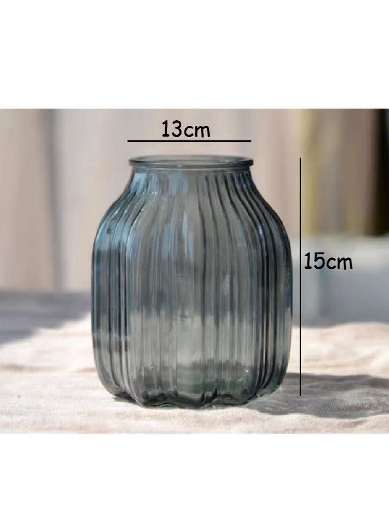 FFD Glass Vase Flower Glass Vase Bottle Glass Vase Bud Vase For Center Piece Vintage Style Clear Glass Vase Cylinder Flower Vase For Elegent Home Decor Office Living room Centerpiece  - Image 4