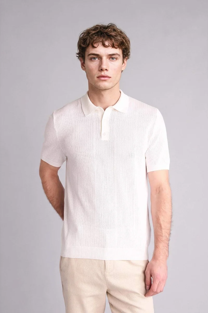 DeFacto Standard Fit Short Sleeve Polo T-Shirt
