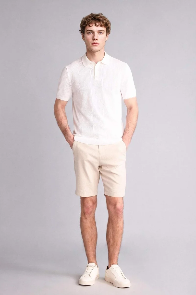 DeFacto Standard Fit Short Sleeve Polo T-Shirt