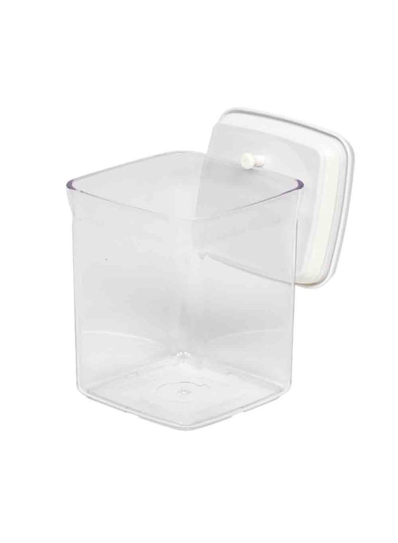 Homesmiths Airtight 900ML Square Food Popup Container – BPA-Free, Space-Saving Pantry Organizer with One-Touch Seal - Image 3