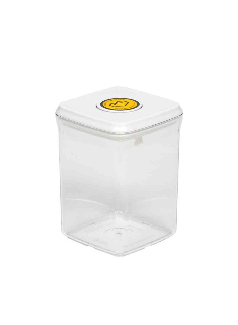 Homesmiths Airtight 900ML Square Food Popup Container – BPA-Free, Space-Saving Pantry Organizer with One-Touch Seal - Image 2
