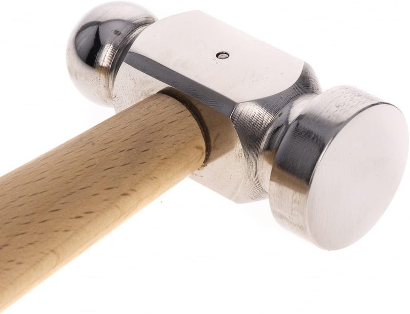Universal Tool Ball-Peen Jewelry Chasing Hammer Dual Face Smooth Flat Side Rounded Side, 10 Inch - Image 5