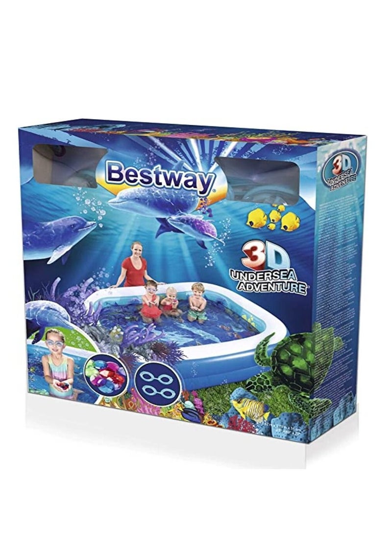 Bestway 3D Pool Undersea Adventure 262 x 175 x 51 cm - Image 3