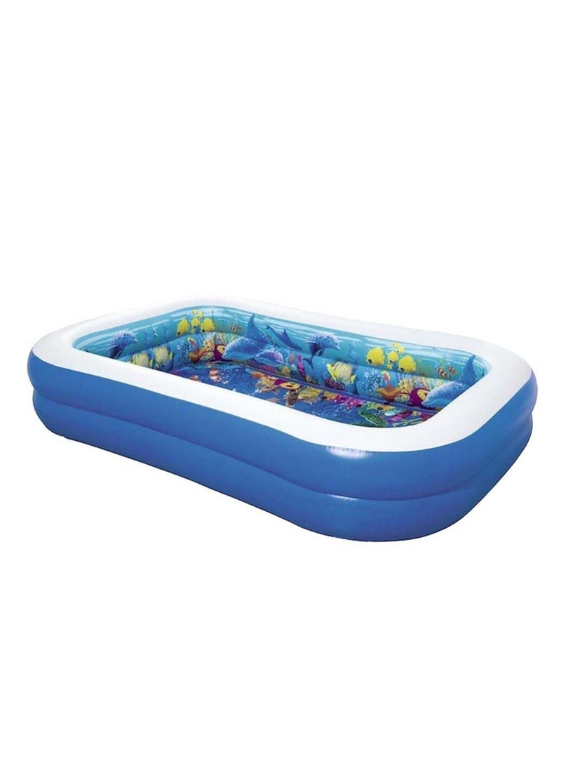 Bestway 3D Pool Undersea Adventure 262 x 175 x 51 cm - Image 1