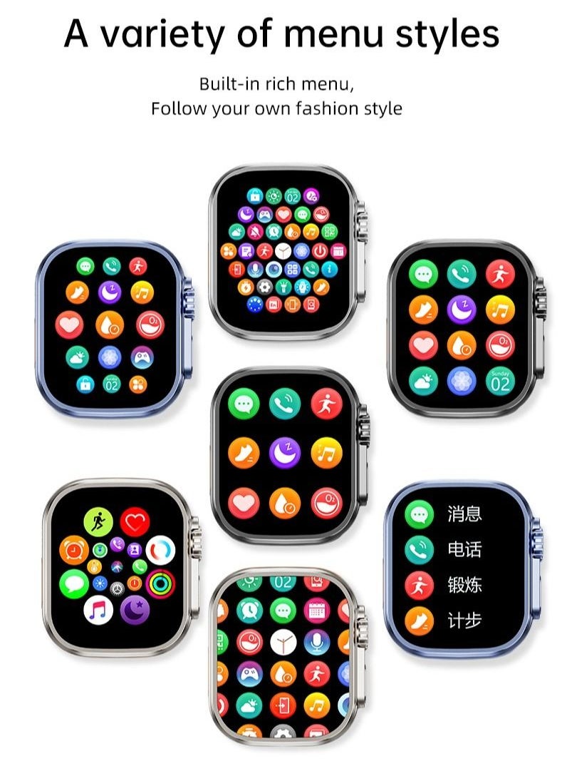 WEKOME - Smart Watch Ultra Series 8 High Quality 49mm With Water Resistant Health Fitness Tracker Sport Watch Message And Call Receive Feature WS18 Ultra - Image 1