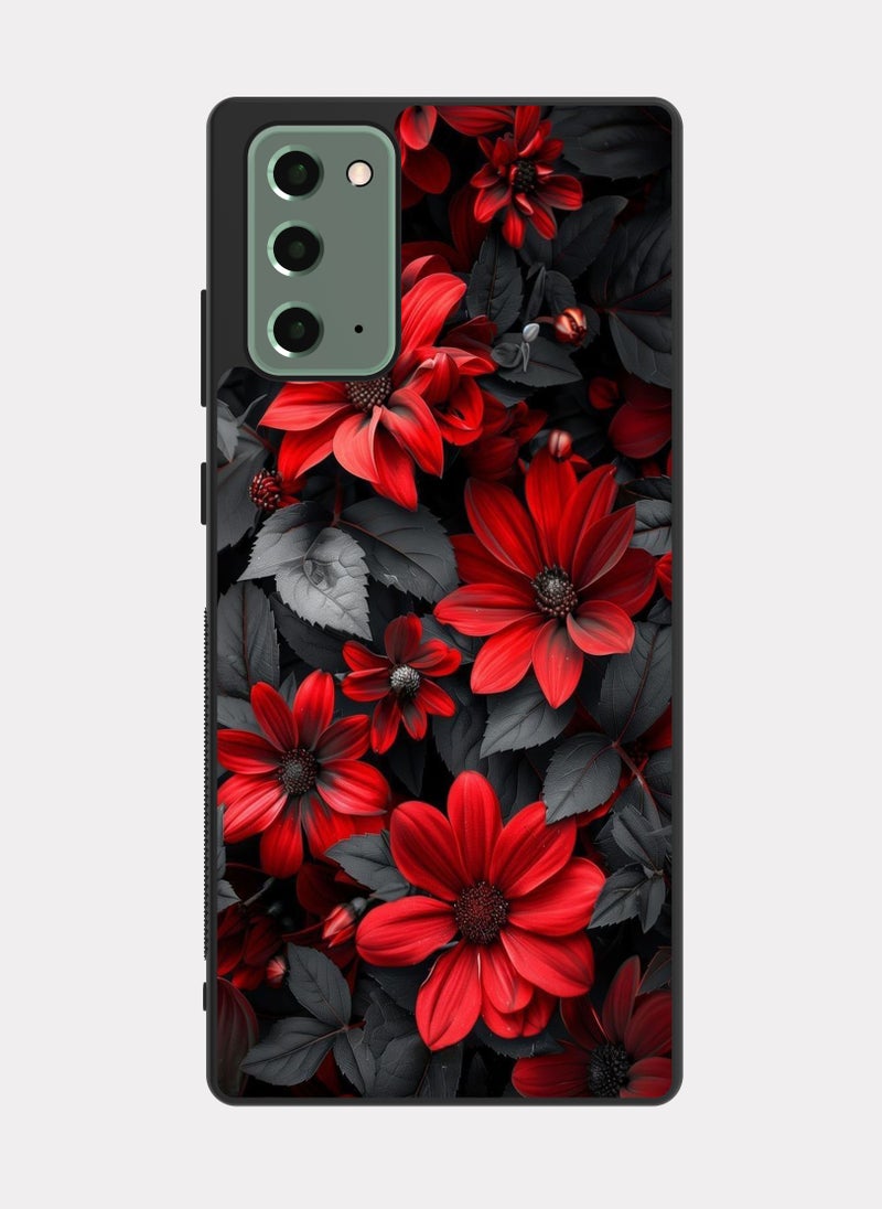 PXLAAT Samsung Galaxy Note 20 case cover Flowers - Image 1