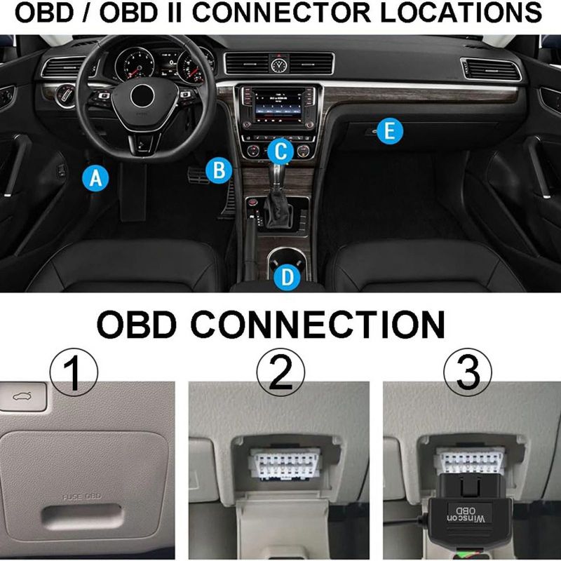 Dash Cam OBD Hardwire Kit 12-24V to 5V: Clean and Space Saving - Low Voltage Protection, 24-hour Parking Mode Switch for Car Dash Cams, GPS, Radar Devices - Image 3