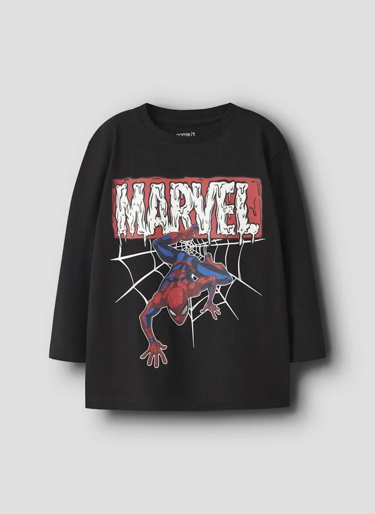 Name It  Kids Spider Man Crew Neck T-Shirt for Men | Best Price UAE