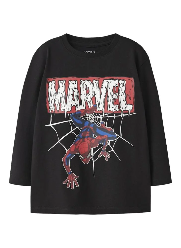 NAME IT Kids Spider Man Crew Neck T-Shirt