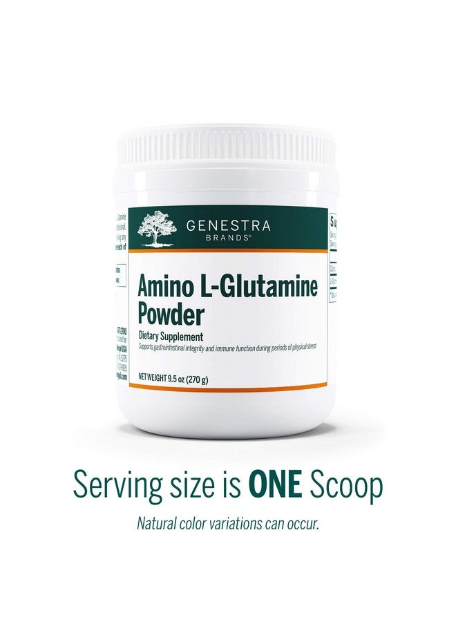 جنيسيس مسحوق Amino L-Glutamine من Genestra Brands | مكمل غذائي للأحماض الأمينية لصحة الجهاز الهضمي والجهاز المناعي | 9.5 أونصة - Image 3