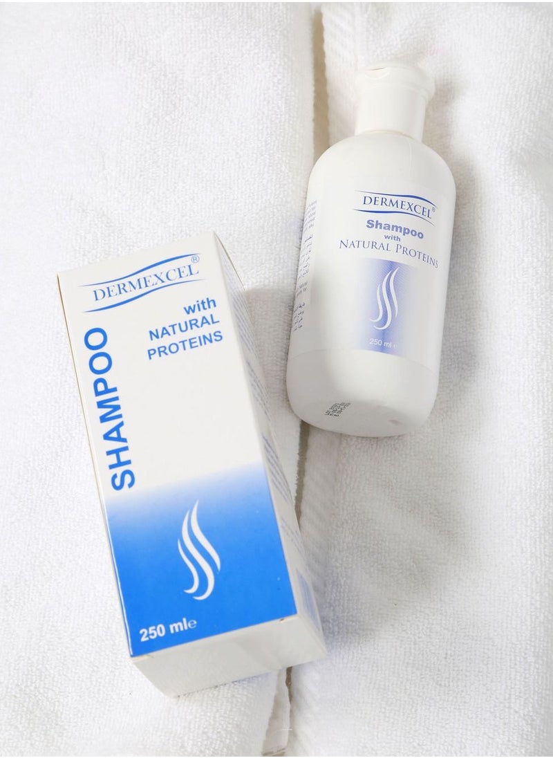 Dermexcel Dermexcel Shampoo with natural proteins - natural hair shampoo - shampoo with natural ingredients - Protein shampoo for thinning hair - sulfate-free shampoo and conditioner  - Image 3