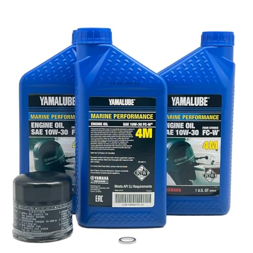 Yamaha New OEM F30-F70 10W30 Oil Change Kit, Yamalube, LUB-MRNSM-KT-10 - Image 2