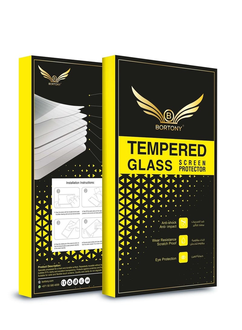 BORTONY Apple Iphone Xs Max 6.5 3D Curved Full Coverage 5D Tempered Glass Screen Protector - Image 2