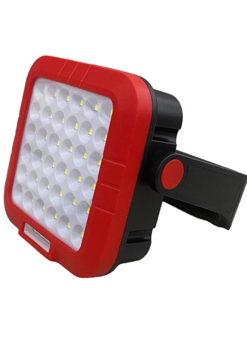 Rechargeable LED Light Includes Solar Panel Hanging Hook - Image 2