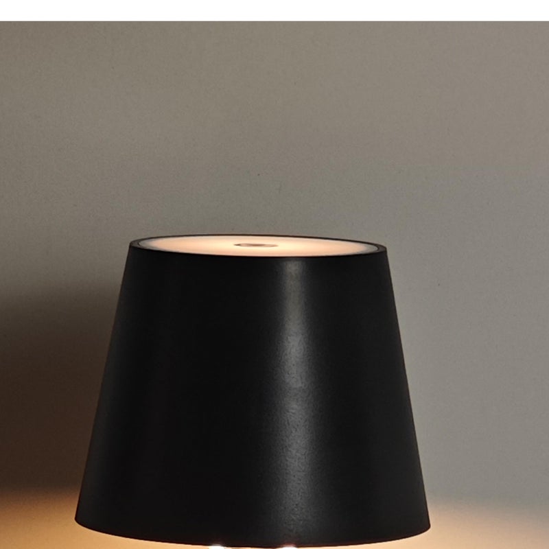 Yevheniy Wireless Bottle Lamp, LED Wine Bottle Table Lamp, 3 Colour, Touch Control, Portable, Rechargeable, Black, Iron, Pack of 1 - Image 5
