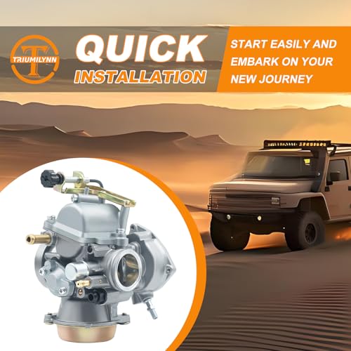 Triumilynn Carburetor Replacement for Suzuki Ozark 250 LTF250 2002-2009, for LTZ250 LTZ 250 Quadsport 250 Carb 2004-2009, 13200-05G01 - Image 3