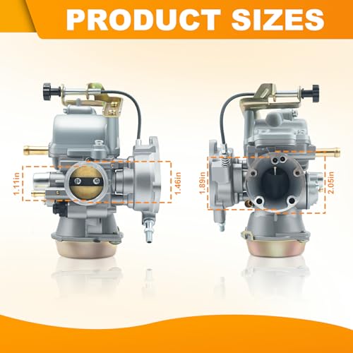 Triumilynn Carburetor Replacement for Suzuki Ozark 250 LTF250 2002-2009, for LTZ250 LTZ 250 Quadsport 250 Carb 2004-2009, 13200-05G01 - Image 4