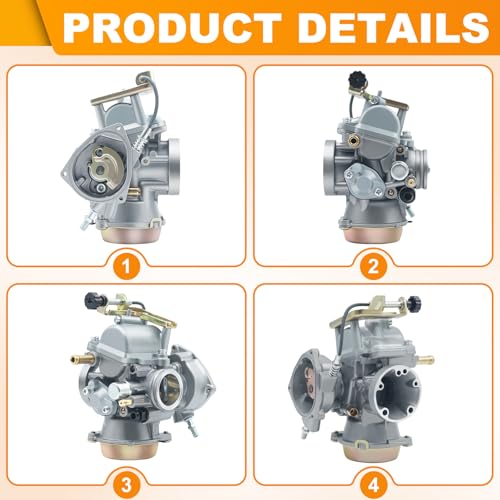 Triumilynn Carburetor Replacement for Suzuki Ozark 250 LTF250 2002-2009, for LTZ250 LTZ 250 Quadsport 250 Carb 2004-2009, 13200-05G01 - Image 5
